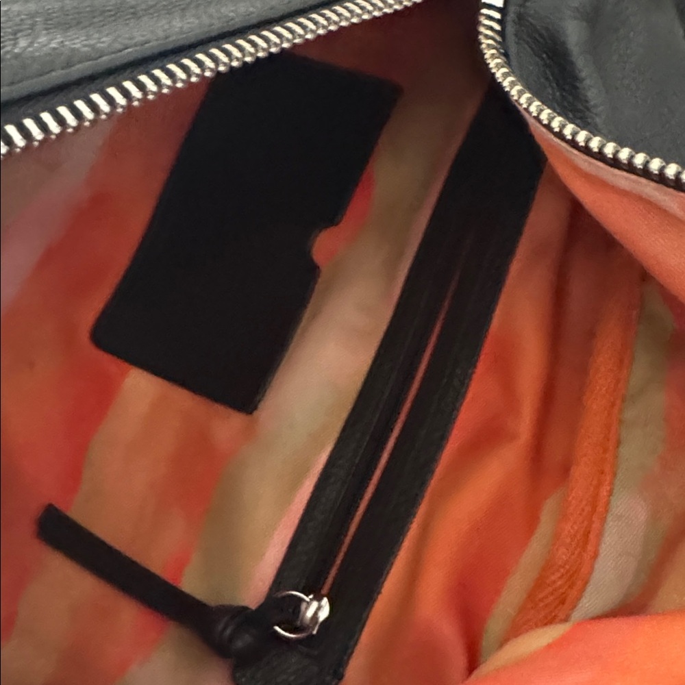 Black Leather Women's Bag - Picture 2 of 4